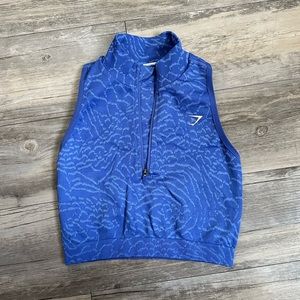 Gymshark Animal Seamless Crop 1/2 Zip